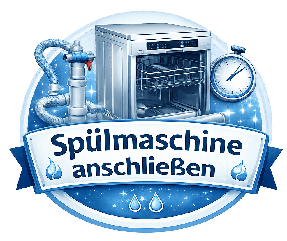 Spülmaschine anschließen Logo